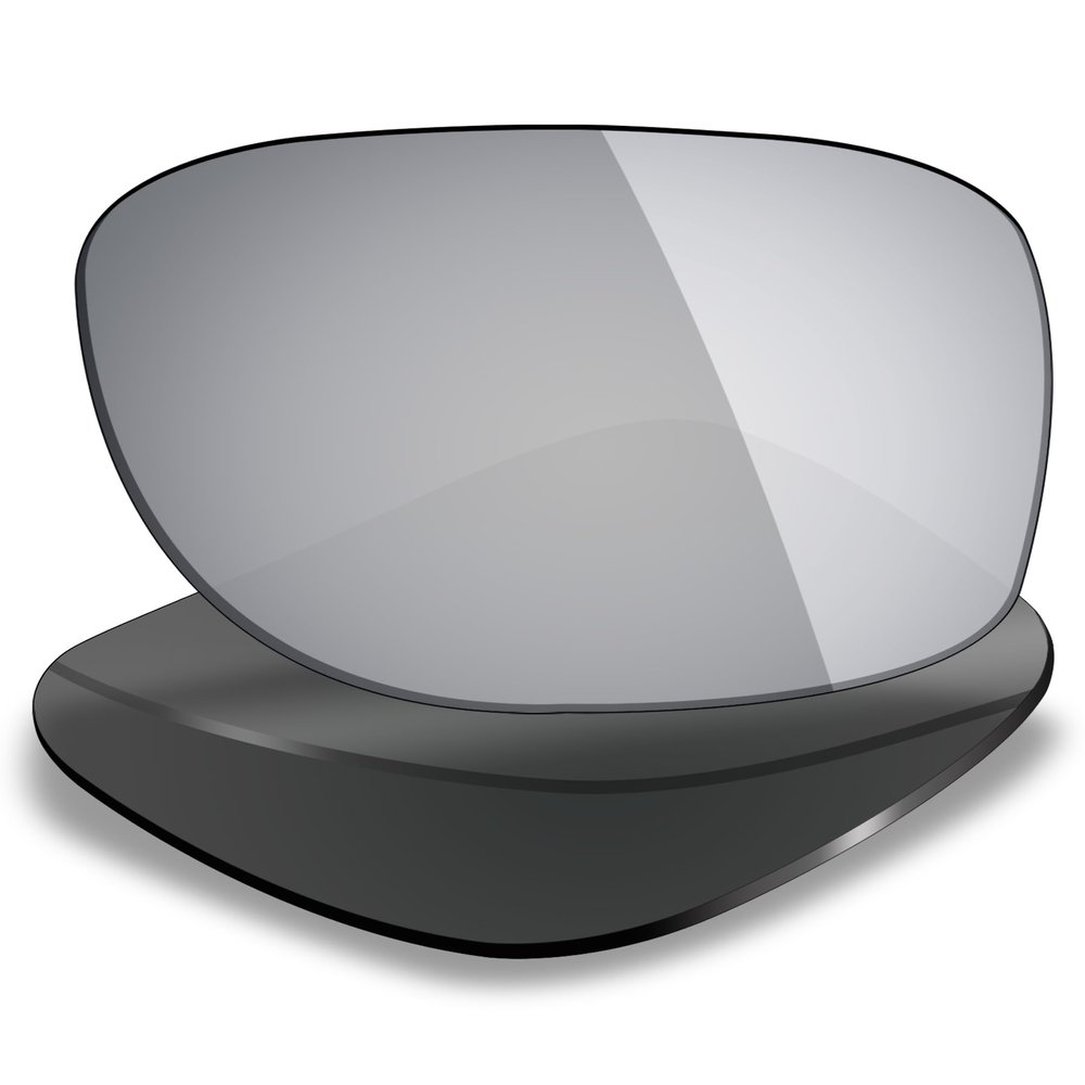 Mryok Polarized Replacement Lenses for Ray-Ban Justin RB4165 51mm Sunglasses, HD Polarized, UV Protection, Impact Resistant & Perfectly Fit - Silver Titanium