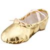 MSMAX Ballet Shoes for Girls Toddler Boys Split Sole Dance Slipper Gold Costume Shoes view 1