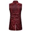 Betonsa Men's Victorian Steampunk Vintage Vest Gothic Medieval Tailcoat Costume view 3