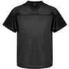 Phoneutrix Youth Blank Football Jersey, Kid's Sports T-Shirt Hip Hop Jersey for Party (Small, Black) view 4