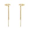 Light Rain Ear Cuff Earrings - EC01, Dangle Wrap Earrings with Tassel for Non Piercing Ears Women view 1
