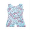 Baby Leotards 6-12 12-18 Months Gymnastics Leotard for Toddler Girls 1-2t 12 18 Months Baby Girl Kids Leo With Shorts Tumbling Outfits Sky Blue Unicorn Rainbow Stars Bodysuits Biketard Child Preschool view 1