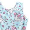 Baby Leotards 6-12 12-18 Months Gymnastics Leotard for Toddler Girls 1-2t 12 18 Months Baby Girl Kids Leo With Shorts Tumbling Outfits Sky Blue Unicorn Rainbow Stars Bodysuits Biketard Child Preschool view 3