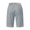 XUETON Bermuda Shorts for Women Elastic Waist Casual Loose Cotton Linen Lounge Shorts with Pockets Knee Length Workout Athletic Shorts(Grey,Large) view 3