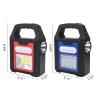 iiffii LED Flashlight, Solar Searchlight, Repair Light, High Brightness, Portable for Camping, Hiking, Emergency, Mountaineering-Blue LED view 3