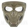 ACTIONUNION Airsoft Mask Full Face Skull Balaclava Face Mask Men Skeleton Mask Tactical Protective Paintball Mask Cosplay Costume (Tan) view 2