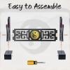 Ekkhysis Taichi Sword Stand Padded Hook Katana Stand Holder Display Hanger for Light Saber Samurai Sword Cosplay Blade Tanjirou Demon Slayer Genshin Impact Weapon Display Stand (1-Tier) view 4