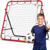 Soccer Rebounder, Kickback Rebound Net 3.3X3.3FT - Football Training Gifts, Aids & Equipment for Kids, Teens & All Ages, Portable, 6 Adjustable Angles view 1