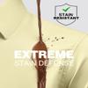 Alimens & Gentle Men's Light Yellow Dress Shirt Slim Fit Long Sleeve Stain Shield Button Down Shirts Summer Wedding 2XL view 2