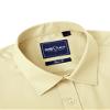 Alimens & Gentle Men's Light Yellow Dress Shirt Slim Fit Long Sleeve Stain Shield Button Down Shirts Summer Wedding 2XL view 4