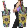 BagYG Yoga Mat Bag - Long Tote with Pockets Holds More Accessories Fit Most Size Mats Sunflower Carrier, 37/''x15.5/'', BagYG-31065791 view 1