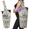 BagYG Yoga Mat Bag - Long Tote with Pockets Holds More Accessories Fit Most Size Mats Border Indian Floral Carrier, 37/''x15.5/'', BagYG-31065324 view 1