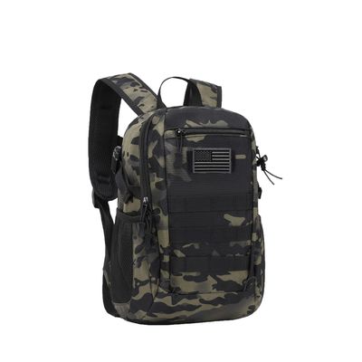 ArcEnCiel 10L Mini X-Small Tactical Backpack MOLLE Daypack Gear Pack Camping Bag with Patch
