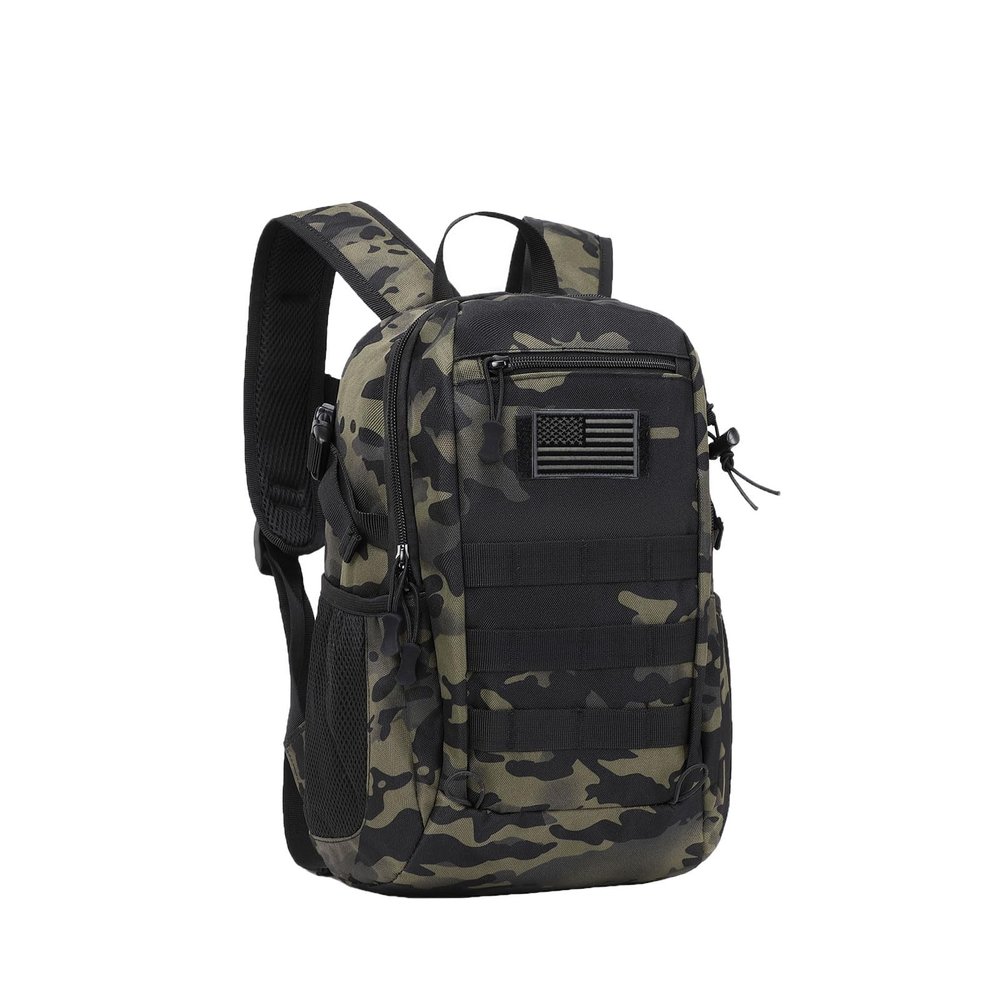ArcEnCiel 10L Mini X-Small Tactical Backpack MOLLE Daypack Gear Pack Camping Bag with Patch