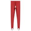 Vxuxlje Women's Oil Shiny Compression Leggings Opaque Mid Waist Skinny Tight Yoga Stirrup Pants Burgundy X-Large view 4