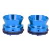 1 Pair Nab Hub Adapters Polished Aluminum Alloy 10in Reel to Reel Tape Opener Universal Charger for , for Akai, for Teac, etc, Reel to Reel Tapes. (Blue) view 1