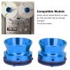 1 Pair Nab Hub Adapters Polished Aluminum Alloy 10in Reel to Reel Tape Opener Universal Charger for , for Akai, for Teac, etc, Reel to Reel Tapes. (Blue) view 3