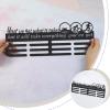 SUPERDANT Triathlon Medal Hanger Running Swimming Cycling Medal Holder with 12 Lines Sturdy Steel Award Display Holders Wall Mounted Medal Display Racks for Ribbon Lanyard Medals view 3