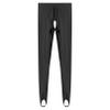 Vxuxlje Women's Oil Shiny Compression Leggings Opaque Mid Waist Skinny Tight Yoga Stirrup Pants Black X-Large view 4