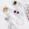 wanshi Jewelry Earrings Storage Box Jewelry Dividing Organizer for Earrings Necklaces Rings view 4