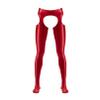 TiaoBug Mens Compression Long Pants Bulge Pouch Tights Trousers Seamless Underpants Red A X-Large view 4