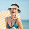 BESPORTBLE Portable Straw Woven Sun Hat for Outdoor Activities Uv Beach Hat Wide Brim for Fishing Hiking and Travel Lightweight and Breathable Design view 2