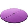 Dxcaicc Pole Dance Mat Folding Crash Mat Round 120cm Portable Fitness Pole Dance Fall Safety Padding Suitable for Beginners Gymnastics Safety Non-Slip Mat,Purple,Thickness 3cm view 1