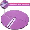 Dxcaicc Pole Dance Mat Folding Crash Mat Round 120cm Portable Fitness Pole Dance Fall Safety Padding Suitable for Beginners Gymnastics Safety Non-Slip Mat,Purple,Thickness 3cm view 4