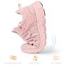 AOE Womens Fashion Walking Running Shoes Ultra Lightweight Breathable Mesh Tennis Shoes Non Slip Athletic Workout Gym Sneakers Pink Lace 11women / 10men view 4