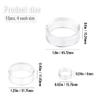 12Pcs Acrylic Sphere Stand Clear Round Sphere Holder Plastic Display Stand for Golf Ball, Tennis Ball, Marbles, Collection, Baseball, Softball, Collections(Small, Medium, Large) view 2