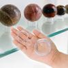 12Pcs Acrylic Sphere Stand Clear Round Sphere Holder Plastic Display Stand for Golf Ball, Tennis Ball, Marbles, Collection, Baseball, Softball, Collections(Small, Medium, Large) view 3