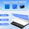 K KENSONE Trampoline Replacement Safety Pad, 10ft Trampoline Spring Cover with Foam Padding, No Holes for Poles, Round, Blue view 4