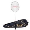 Li-Ning G-Force Superlite Max 10 Carbon Fibre Badminton Racket with Free Full Cover(80 Grams, 28 Lbs) (White/Blue/Orange) view 1
