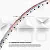 Li-Ning G-Force Superlite Max 10 Carbon Fibre Badminton Racket with Free Full Cover(80 Grams, 28 Lbs) (White/Blue/Orange) view 2