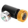 Vomeko Soda Filling Connector with Gauge 21x4 Threaded Gold Head ASA with 1500/3000 Instrument, Compatible with Paintball Guns, Airsoft Guns and PCP Rifles for Accurate Control of Filling Volume. view 3