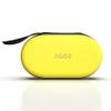 AGOZ Small Case for EMAY Portable EKG Heart Rate Monitor, SonoHealth, OXPROVO, FaceLake FL10, Travel Organizer Holder with Wrist Strap, Anti-Shock, Water Resistant, Carrying Storage Cover (Yellow) view 1