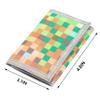 Leyeve wallet,Teen Wallet with Coin Pocket,Kids Wallets for Boys,RFID Trifold Canvas Outdoor Sports Wallet for Kids,Front Pocket Wallet with Magic Sticker-Green mosaic view 2