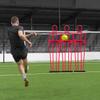 FORZA 6ft Airflow Soccer Mannequins - Free Kick Dummies | Soccer Training Equipment (Without Bases, Red, Pack of 3) view 3