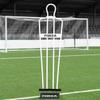 FORZA 6ft Airflow Soccer Mannequins - Free Kick Dummies | Soccer Training Equipment (with Bases, White, Pack of 1) view 1