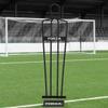 FORZA 6ft Airflow Soccer Mannequins - Free Kick Dummies | Soccer Training Equipment (with Bases, Black, Pack of 1) view 1