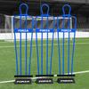FORZA 6ft Airflow Soccer Mannequins - Free Kick Dummies | Soccer Training Equipment (with Bases, Electric Blue, Pack of 3) view 1