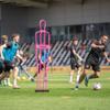 FORZA 6ft Airflow Soccer Mannequins - Free Kick Dummies | Soccer Training Equipment (Without Bases, Pink, Pack of 1) view 2