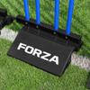 FORZA 6ft Airflow Soccer Mannequins - Free Kick Dummies | Soccer Training Equipment (with Bases, Electric Blue, Pack of 1) view 4