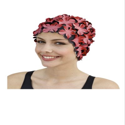 Fashy Women's Swimming Cap, Red, One Size EU, Swimming Accessories