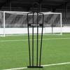 FORZA 6ft Airflow Soccer Mannequins - Free Kick Dummies | Soccer Training Equipment (Without Bases, Black, Pack of 1) view 1