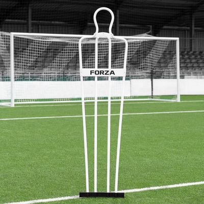 FORZA 6ft Airflow Soccer Mannequins - Free Kick Dummies | Soccer Training Equipment (Without Bases, White, Pack of 1)