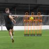 FORZA 6ft Airflow Soccer Mannequins - Free Kick Dummies | Soccer Training Equipment (with Bases, Orange, Pack of 3) view 3