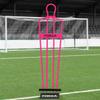 FORZA 6ft Airflow Soccer Mannequins - Free Kick Dummies | Soccer Training Equipment (with Bases, Pink, Pack of 1) view 1