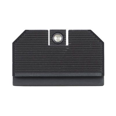 NIGHT FISION Black Front/Blank Rear Optics Ready Stealth Lower 1/3rd Night Sight Set forWalther PDP with 509t