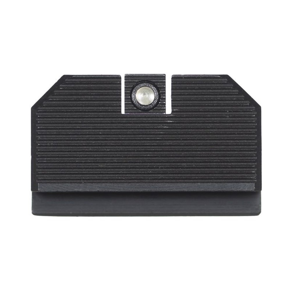 NIGHT FISION Black Front/Blank Rear Optics Ready Stealth Lower 1/3rd Night Sight Set forWalther PDP with 509t